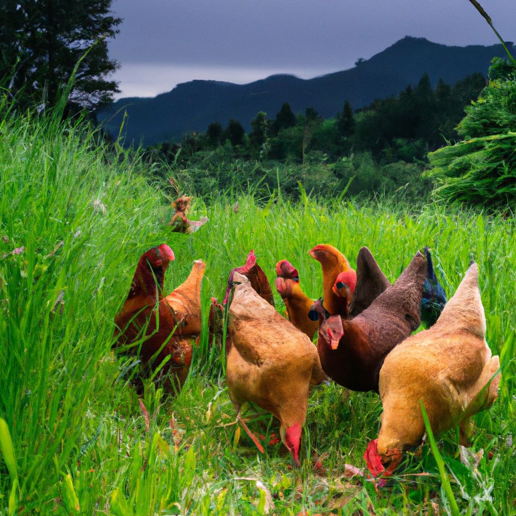 How Far Will Free-Range Chickens Roam